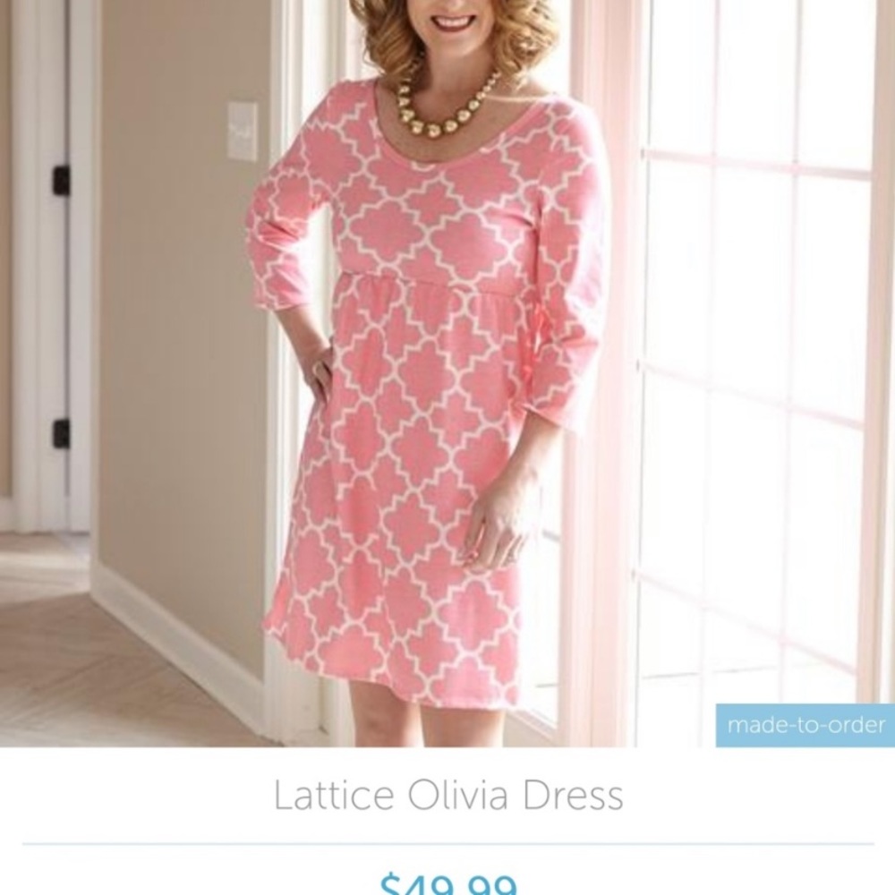 LOLLY WOLLY DOODLE Lattice Olivia Dress—SZ. SMALL